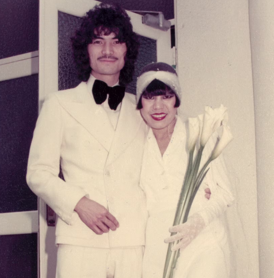 コシノジュンコと夫・鈴木弘之の結婚式