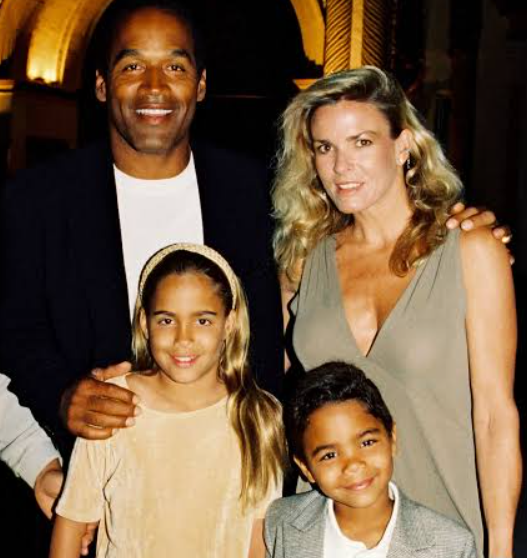 O.J.シンプソンと元妻・ニコール・ブラウン・子供