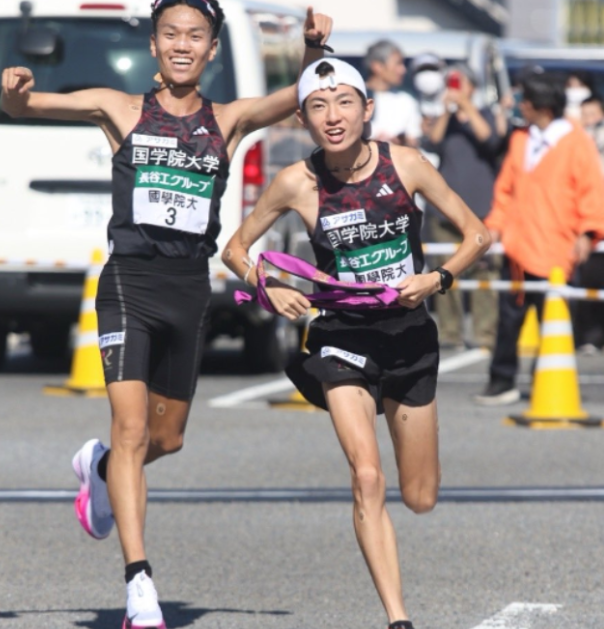 全日本大学駅伝2024・山本歩夢から平林清澄へのリレー